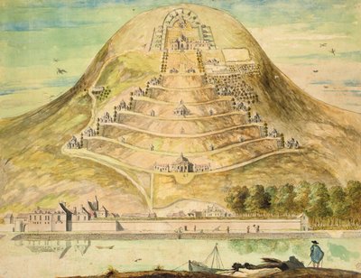 A Mount Valerien fejlesztési terv (wc papíron) alkotó: French School