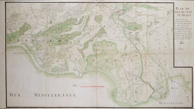 Arles megyéinek terve, 1789 alkotó: French School