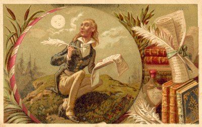 Költészet (chromolitho) alkotó: French School