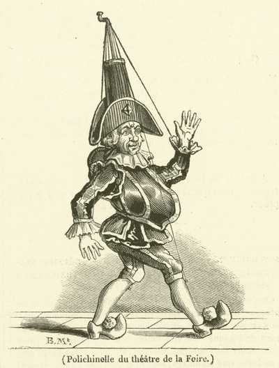 Polichinelle du theatre de la Foire (metszet) alkotó: French School