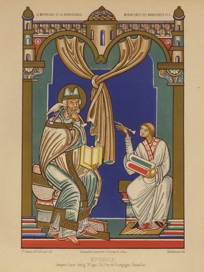 Gergely pápa (chromolitho) alkotó: French School