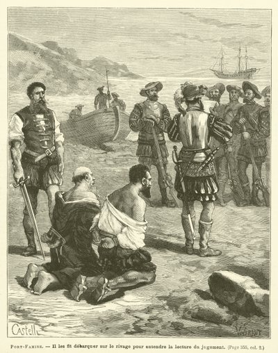 Port-Famine (metszet) alkotó: French School