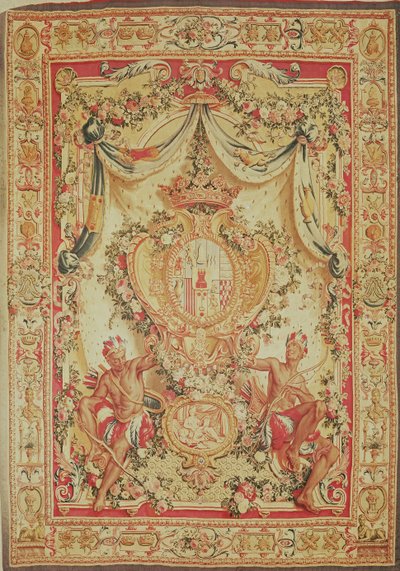Portier Louis-Antoine de Pardaillan de Gondrin, Antin hercegének címerével, Gobelins gyár, 1708-36 alkotó: French School