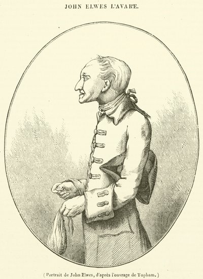 John Elwes portréja (metszet) alkotó: French School