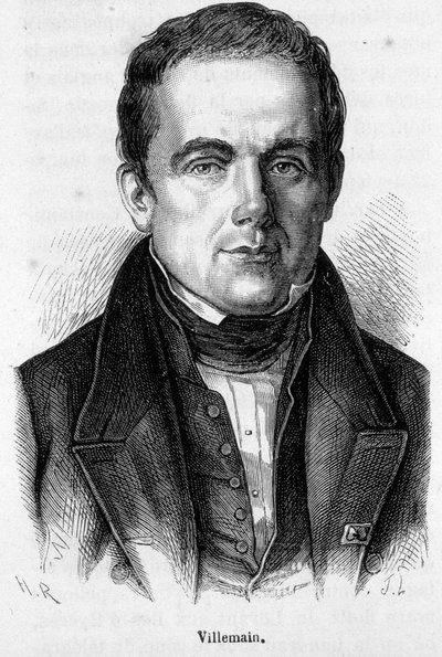 Abel Francois Villemain francia professzor és politikus (1790-1867) portréja alkotó: French School
