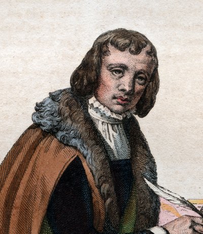 Alain Chartier (1385-1430) francia költő és politikai író portréja. alkotó: French School