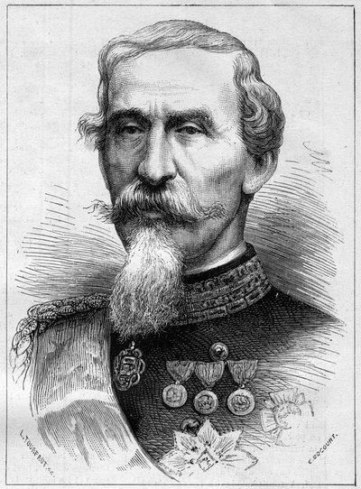 Alfonso Ferrero de La Marmora (Lamarmora) (1804 - 1878) tábornok és olasz politikus portréja. Metszet az 1878. január 19-i „” Le Monde Illustré”” 1085. sz. alkotó: French School