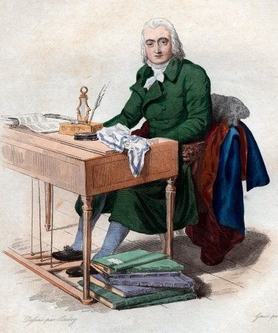 Andre Ernest Modeste Gretry (1741-1813) francia zeneszerző portréja. alkotó: French School