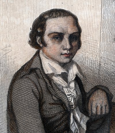 Andre Marie Chenier (1762-1794) francia költő portréja. alkotó: French School