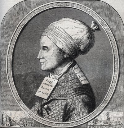 Antoine-Francois (Antoine Francois) Desrues (1744-1777) francia mérgező portréja - Armand Fouquier (1817-18?) „Cuses celebres de tous les peuple” vésése 1858-1867 - magángyűjtemény alkotó: French School