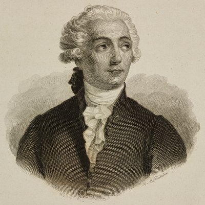 Antoine-Laurent Lavoisier portréja (Párizs alkotó: French School