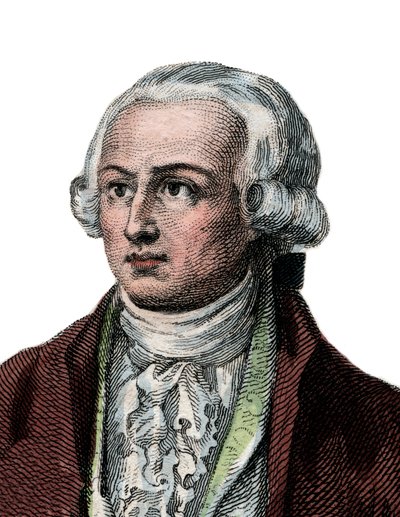 Antoine Laurent de Lavoisier (1743-1794) francia kémikus portréja. alkotó: French School