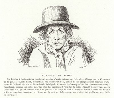 Antoine Simon portréja alkotó: French School