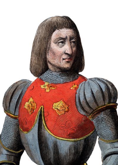 III. Arthur Bretagne hercegének (1393-1458), francia rendőrtisztnek portréja. alkotó: French School