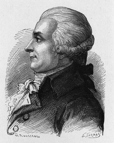 Louis-Bernard Guyton-Morveau báró (Louis Bernard Guyton de Morveau) (Guiton) (1737-1816), francia politikus, vegyész és forradalmár portréja – az „Album de la Science; jeles tudósok; Grandes disouvertes””” 1896. alkotó: French School