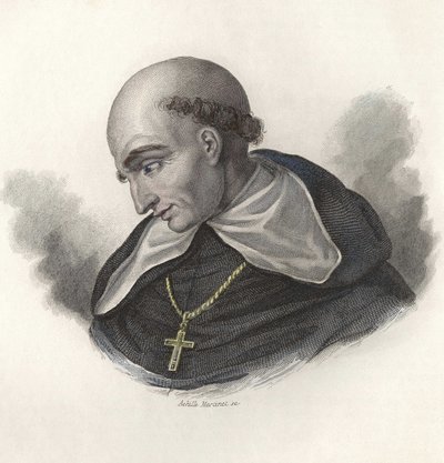 Bartolome de Las Casas (1472-1566), spanyol dominikánus testvér és Chiapas eveque portréja. in "Hasznos emberek portréi" alkotó: French School