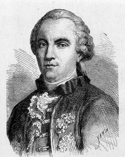 Buffon portréja (1707 - 1788) - a Tudományos albumban; jeles tudósok; Nagy felfedezések””” 1896. alkotó: French School