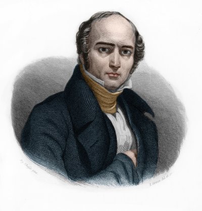 Camille Hyacinthe Odilon Barrot (1791-1873) francia politikus portréja. Louis de Cormenin Timon „” LIBRE DES SPEAKERS” című részében. 1842. Magángyűjtemény. alkotó: French School