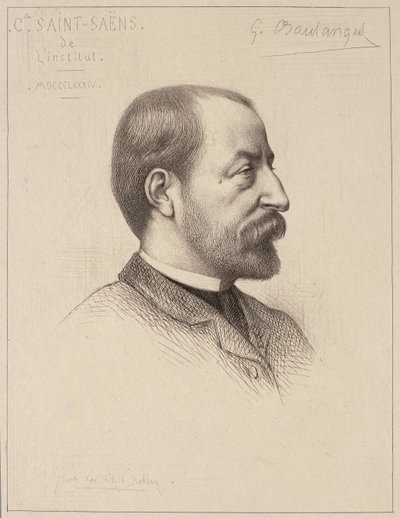Camille Saint-Saens (1835-1921) portréja alkotó: French School