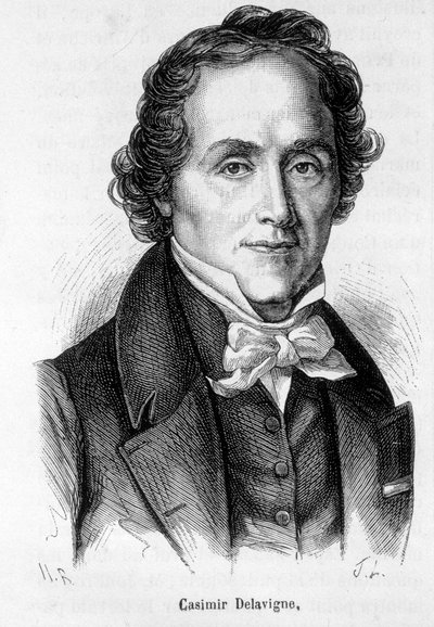 Casimir Delavigne francia költő és drámaíró (1793-1843) portréja. alkotó: French School