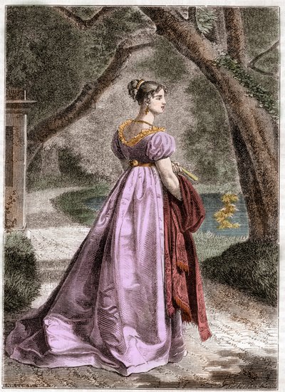 Württembergi Katalin portréja 1783 1835 Vesztfália királynője - Württembergi Katalin, Jerome Bonaparte wesfáliai királynő (1783-1835) feleségének portréja - A -dolphoiers "Histoire de l