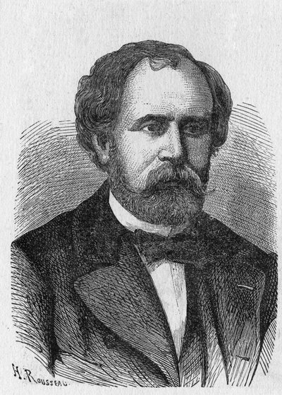 Charles Laurent portréja – a Tudományos albumban; jeles tudósok; Nagy felfedezések””” 1896. alkotó: French School