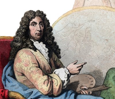 Charles Lebrun (Le Brun) (1619-1690) francia festő és művészetteoretikus portréja. alkotó: French School