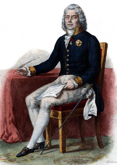 Charles Maurice de Talleyrand Perigord (1754-1838), 1. de Benevent herceg, francia diplomata portréja. alkotó: French School