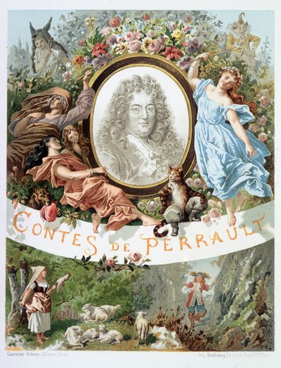 Charles Perrault portréja – a „Tales de Perrault” előképe” alkotó: French School