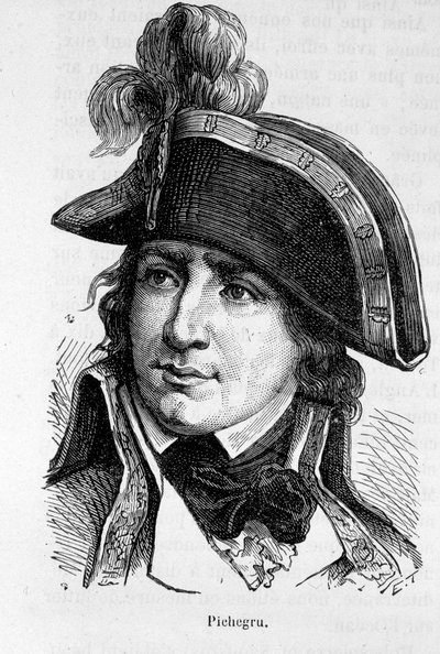 Charles Pichegru francia tábornok (1761-1804) portréja – Henri Martin „Franciaország története” című művében alkotó: French School