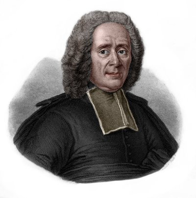 Charles Rollin (1661-1741) francia történész és pedagógus portréja. alkotó: French School