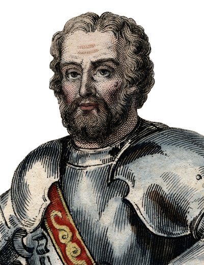Chevalier de Bayard (1476-1524) francia katona portréja. alkotó: French School