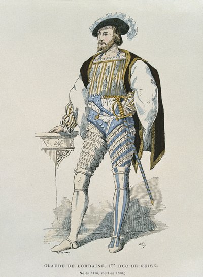 Claude de Lorraine (1496-1550) Guise hercegének portréja alkotó: French School