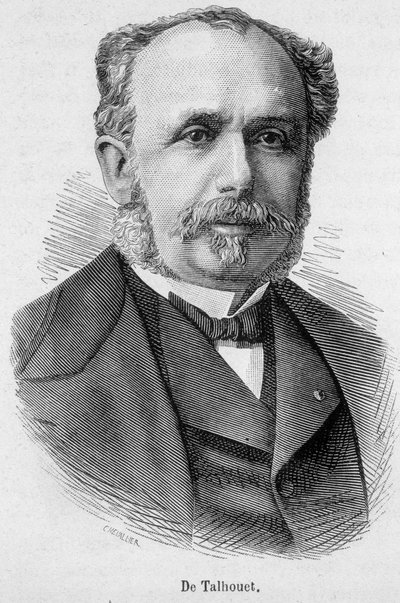 De Talhouet portréja – Henri Martin „Franciaország története” című kötetében alkotó: French School