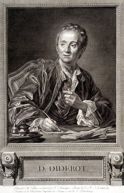 Diderot portréja Diderot és Alembert enciklopédiájából alkotó: French School