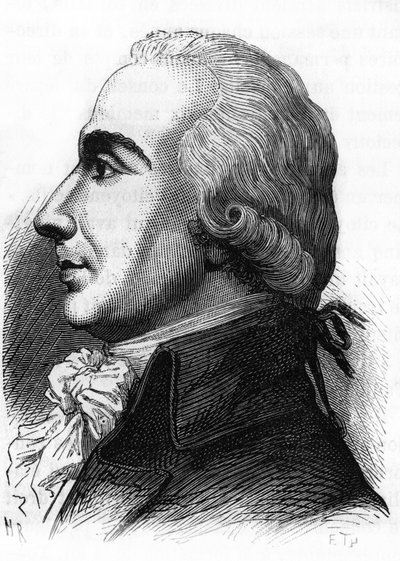 Dominique Joseph Garat (1749-1833) francia jogász, újságíró és filozófus portréja alkotó: French School