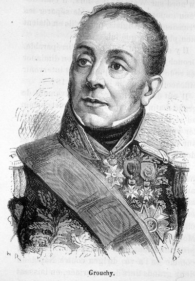 Emmanuel, de Grouchy márki, francia marsall (1766-1847) portréja – Henri Martin „Franciaország története” című művében alkotó: French School