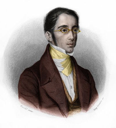 Etienne Joseph Louis Garnier-Pages (Garnier Pages) (1801-1841) francia politikus portréja. Louis de Cormenin Timon „” LIBRE DES SPEAKERS” című részében. 1842. Magángyűjtemény. alkotó: French School