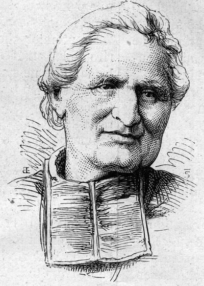 Felix Dupanloup (1802-1878) francia egyházi és akadémikus portréja. Metszet a „” Le Monde Illustré”” 883. számában, 1874. március 14. alkotó: French School