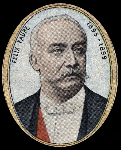 Felix Faure (1841-1899) iparos és politikus, mérsékelt republikánus portréja, 1895 és 1899 között lett köztársasági elnök. alkotó: French School