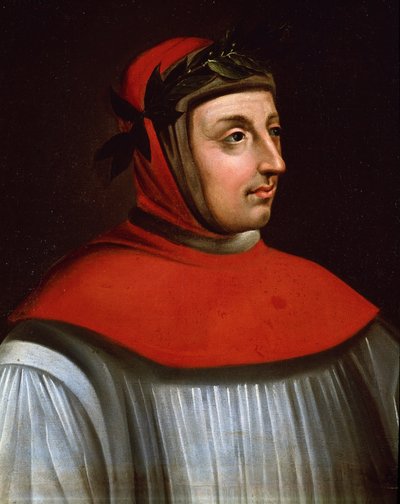 Francesco Petrarca, Petrarka portréja (Festmény alkotó: French School