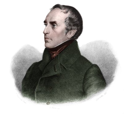 Francois Guizot (1787-1874) francia történész és államférfi portréja. Louis de Cormenin Timon „” LIBRE DES SporERS” című művében. 1842. Magángyűjtemény. alkotó: French School
