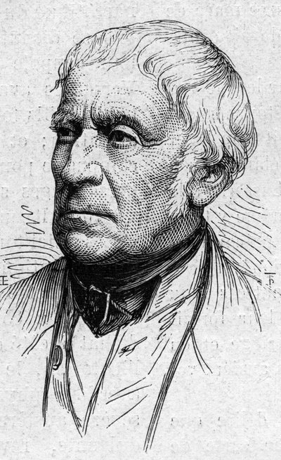 Francois Guizot (1787-1874) francia politikus, történész és akadémikus portréja. Metszet a „” Le Monde Illustré”” 883. számában, 1874. március 14. alkotó: French School