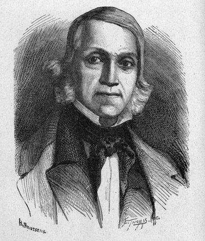 François Sudre, a zenei távirat feltalálójának portréja – az „” Album de la Science”-ben; jeles tudósok; Nagy felfedezések””” 1896. alkotó: French School