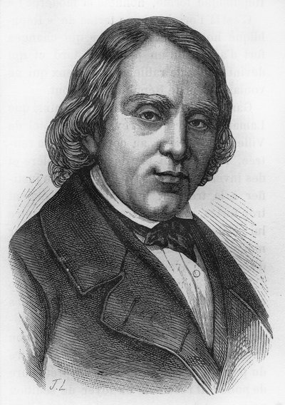 François Vincent Raspail (1794-1878) francia biológus, vegyész és politikus portréja. alkotó: French School
