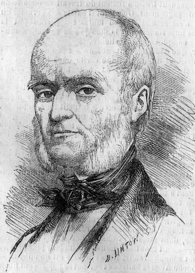 Frederic Millet (1796-1859) francia miniatűr portréja. Metszet a „” Le Monde Illustré”” 133. számában, október 29 alkotó: French School