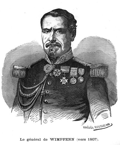 Emmanuel Felix von Wimpffen báró portréja (Wimpfenn alkotó: French School