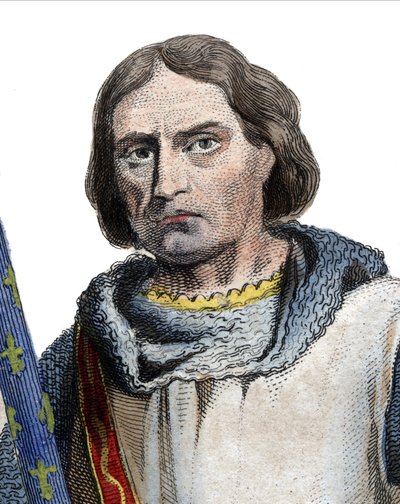 Gaucher V de Chastillon (kb.1249-1329), francia rendőr portréja. alkotó: French School