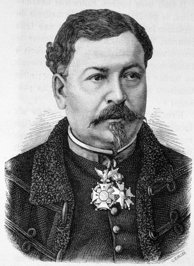 Jean Auguste Margueritte tábornok (1823-1870, a sedani csatában halt meg), Paul és Victor Margueritte apja portréja – Henri Martin „L