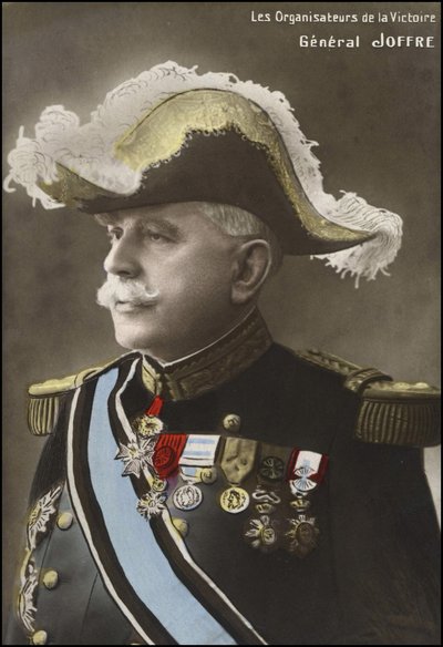 Joseph Joffre tábornok (1852 - 1931) portréja. alkotó: French School